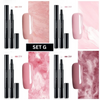 NailFlex™ - Ontwerp met vertrouwen heldere en verbluffende nagels (set van 4)