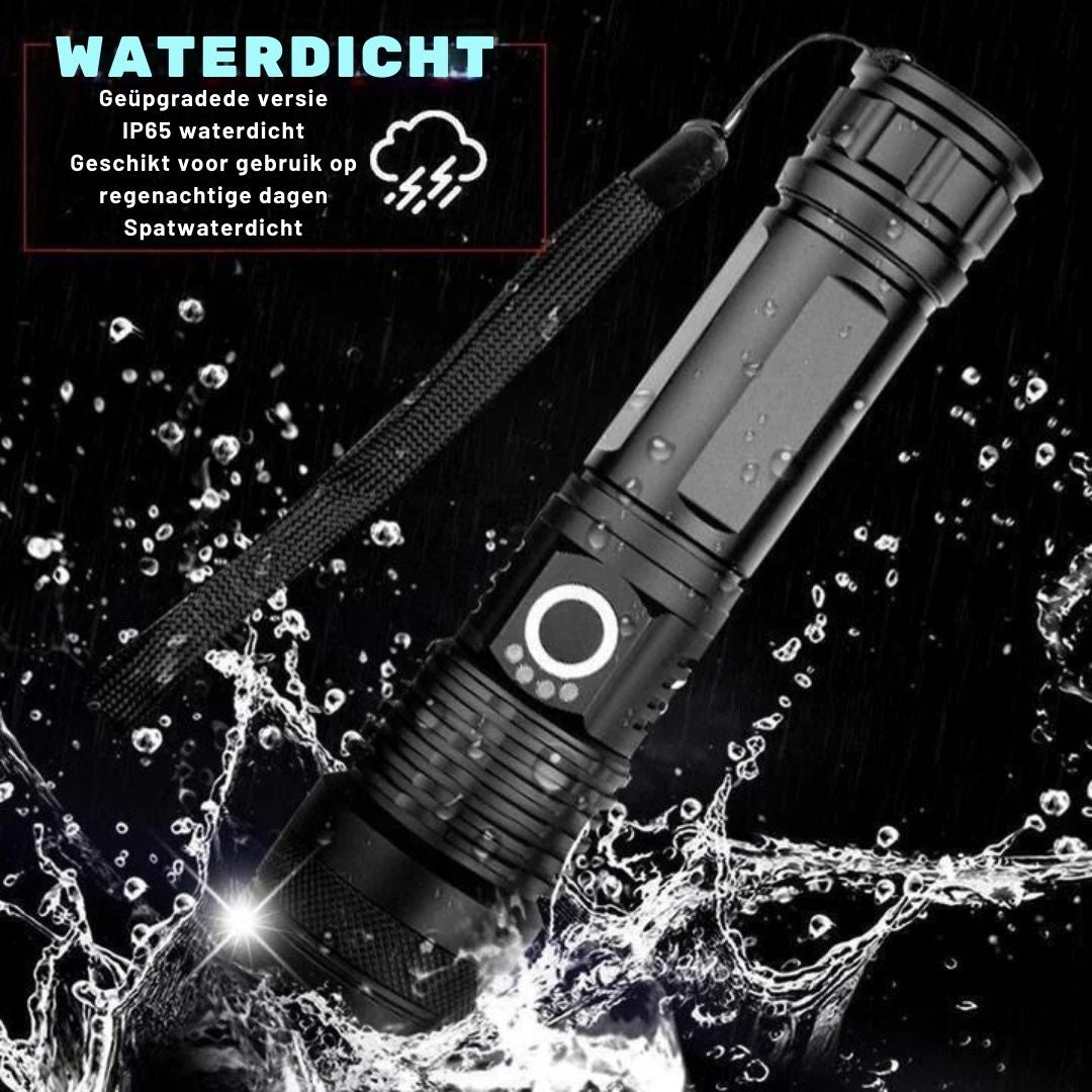 UltraLume- USB Rechargeable LED Torch Zoomable| 50%OFF