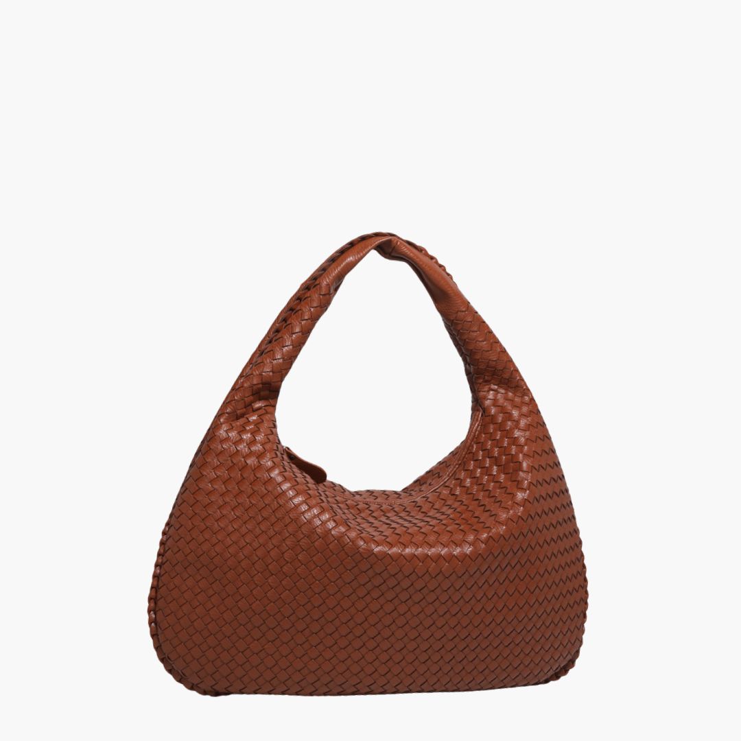 Sienna - Minimalistische Vegan Leren Hobo Tas