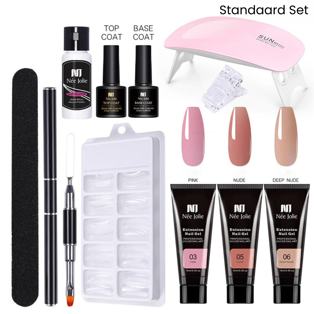 Nailuxe- Gel Nagelverlenging Set | 50% KORTING