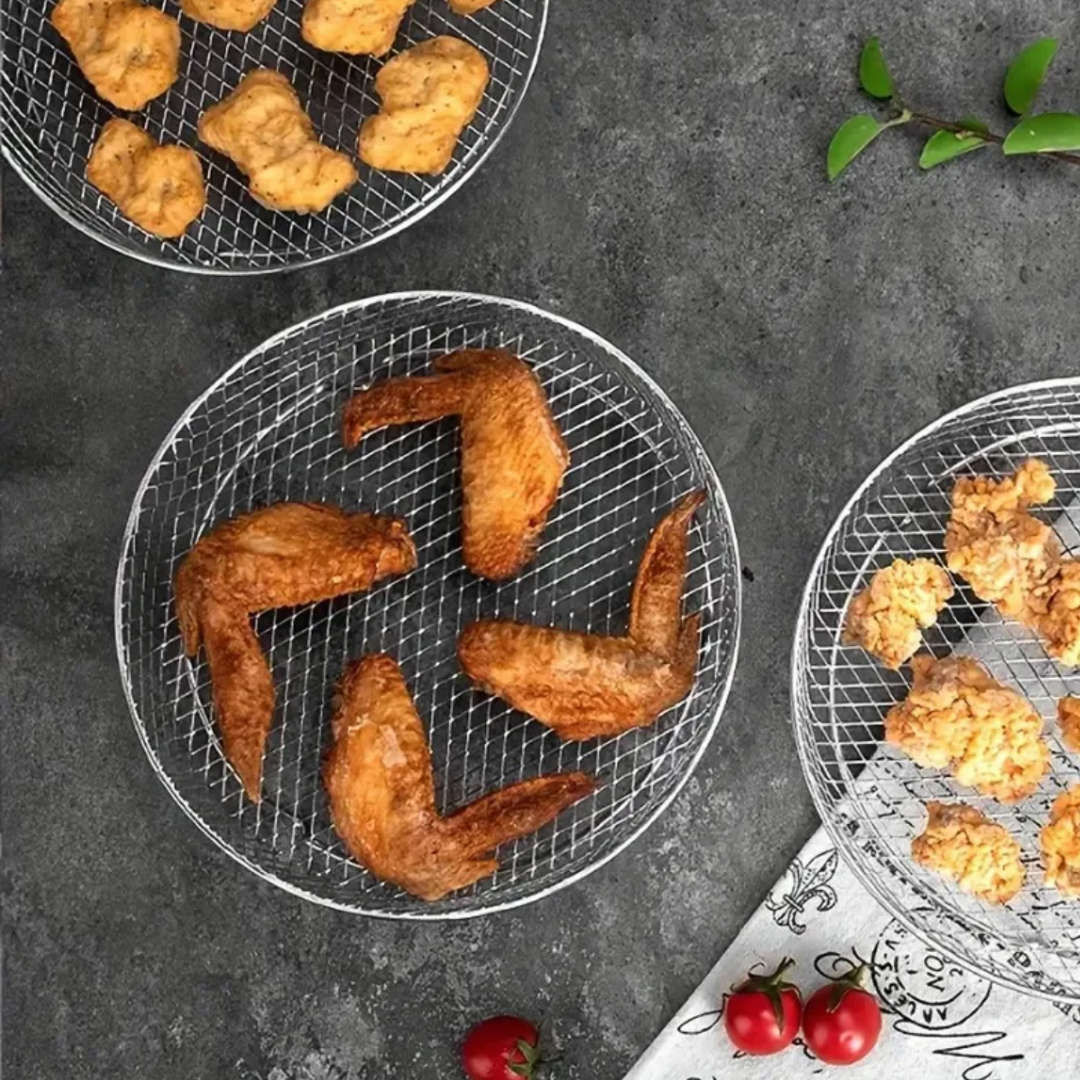 Layera- roestvrij stalen Air Fryer rek | 1+2 GRATIS