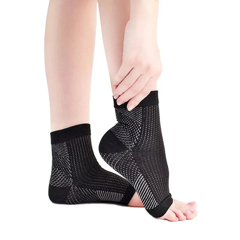 FlexiBrace- Neuropathie Sokken Enkelbeschermer | 1+1 GRATIS