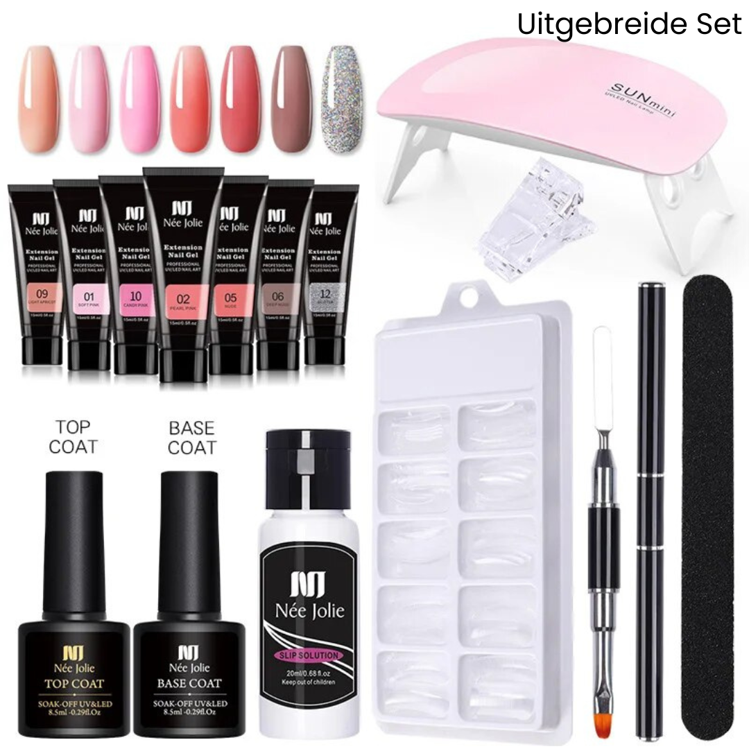 Nailuxe- Gel Nagelverlenging Set | 50% KORTING