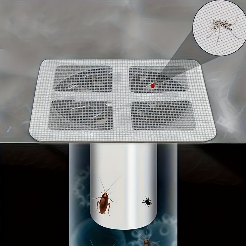 20+10 Gratis | Afvoerfilter-patches – Hygiënische wegwerp-haarvangers met waterdichte lijm