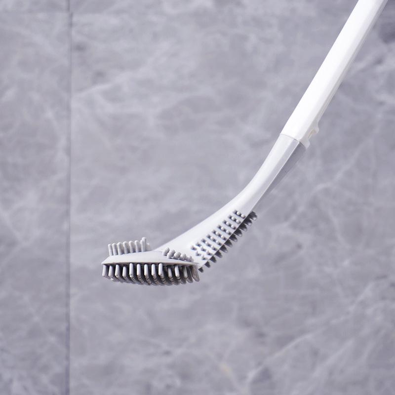 ScrubEase | zachte rubberen toiletborstel met lange steel | 50% KORTING