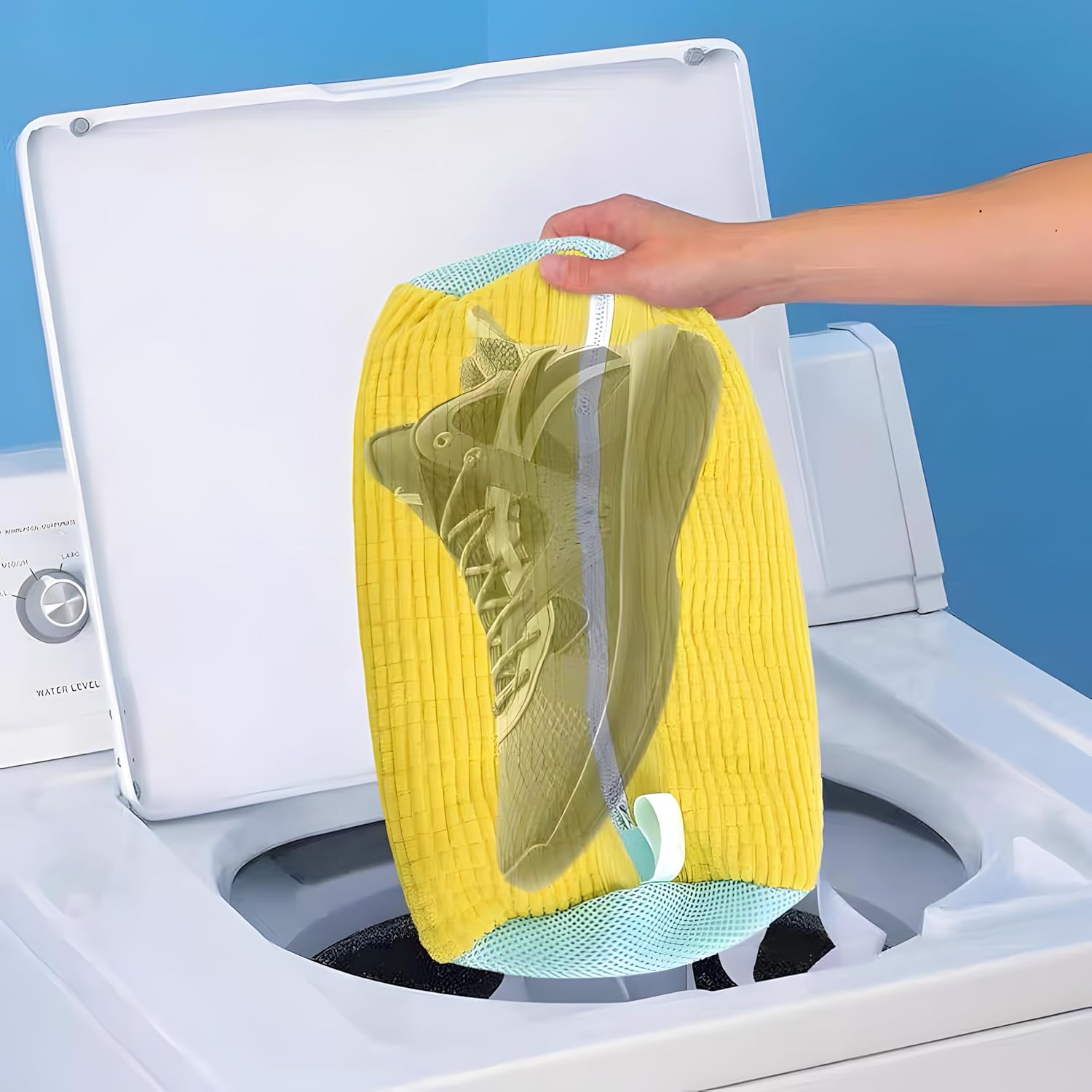SchoonSchoen -Wasschoenbeschermer pluizige vezels machinewasbaar