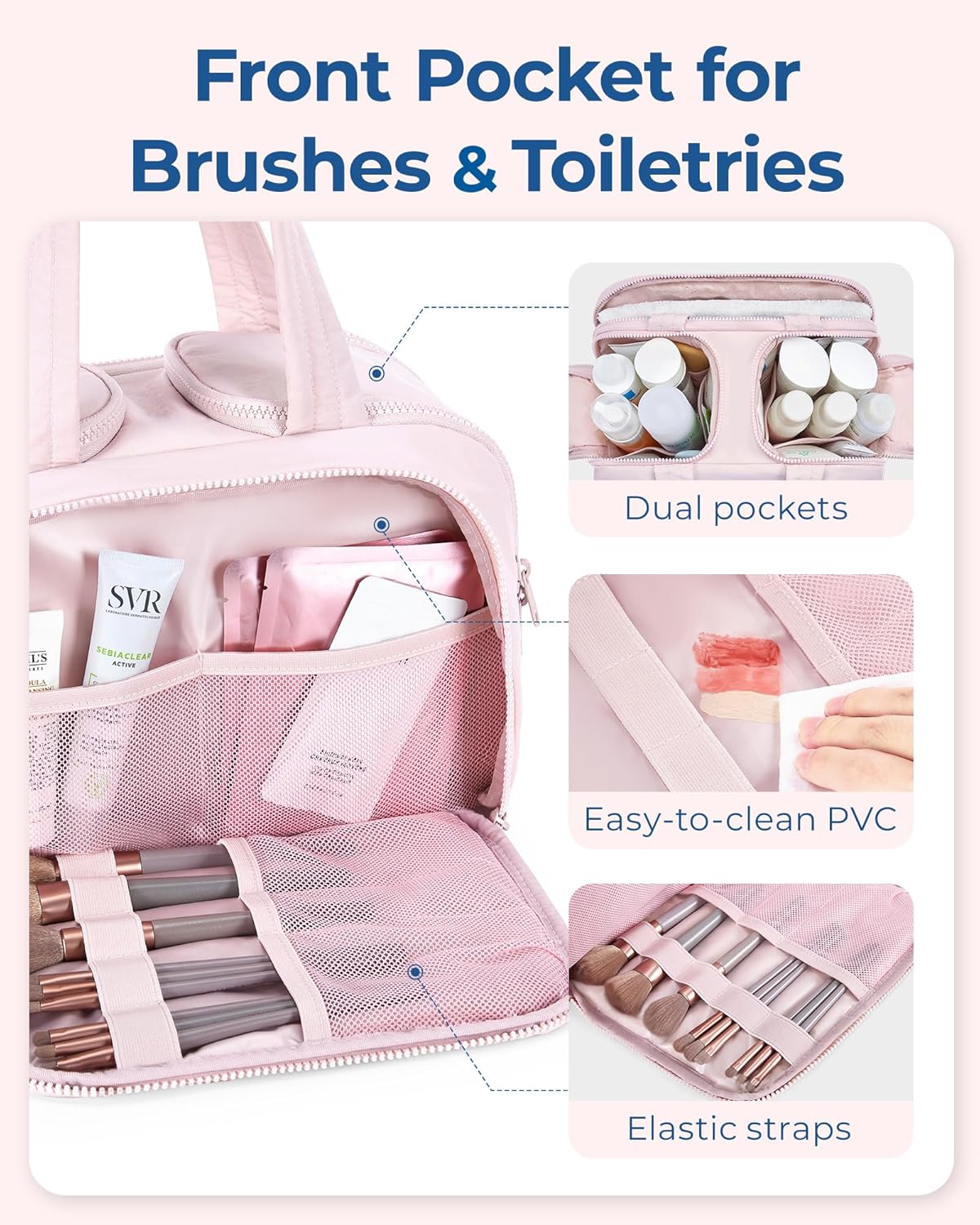 GlamPack- Lichtgewicht toilettas voor op reis | 50% KORTING