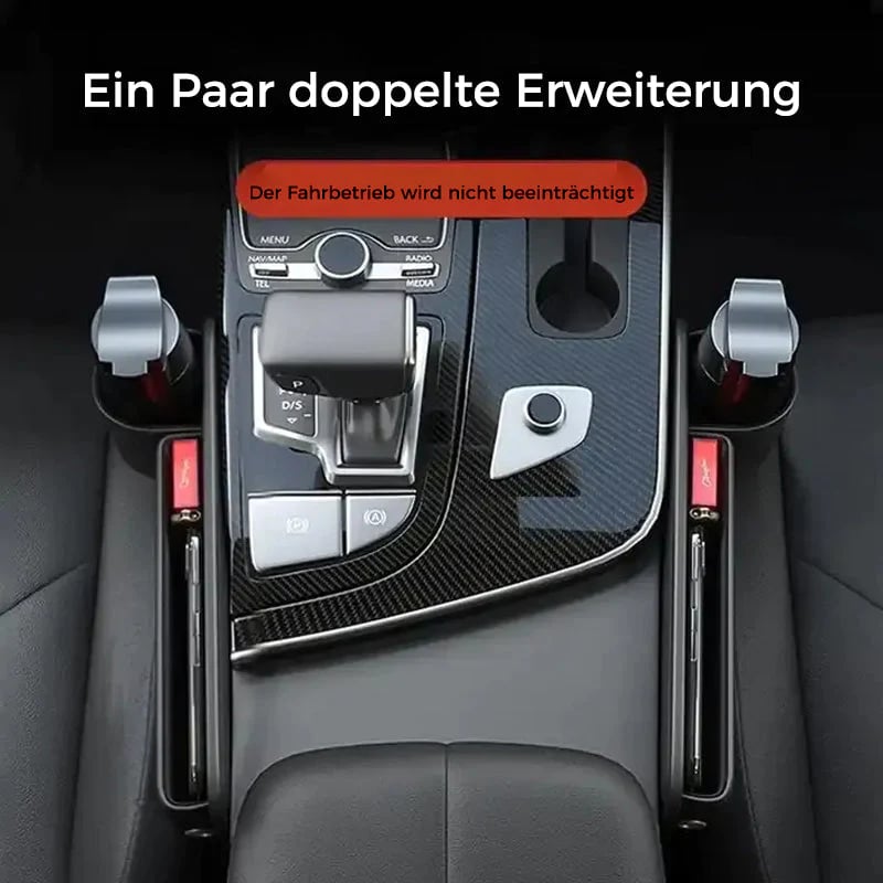 Auto lederen organizer en bekerhouder | 1+1 GRATIS