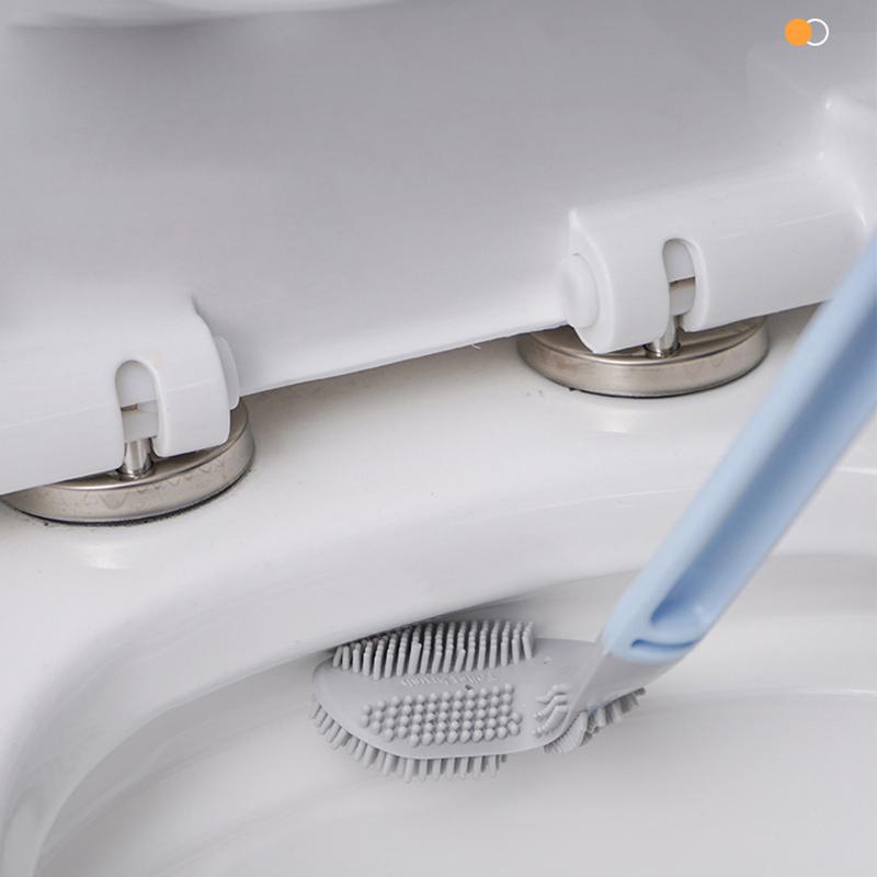 ScrubEase | zachte rubberen toiletborstel met lange steel | 50% KORTING