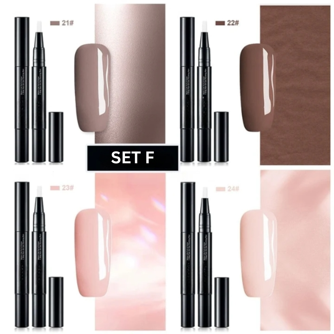 NailFlex™ - Ontwerp met vertrouwen heldere en verbluffende nagels (set van 4)
