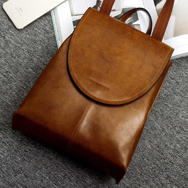 CityStyle Trendy Leren Rugzak voor Vrouwen - Stijlvol, Veelzijdig & Duurzaam