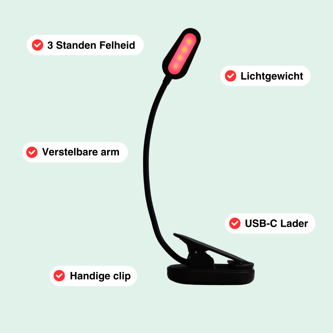 LumiRest™ Rood Lichttherapie Lamp