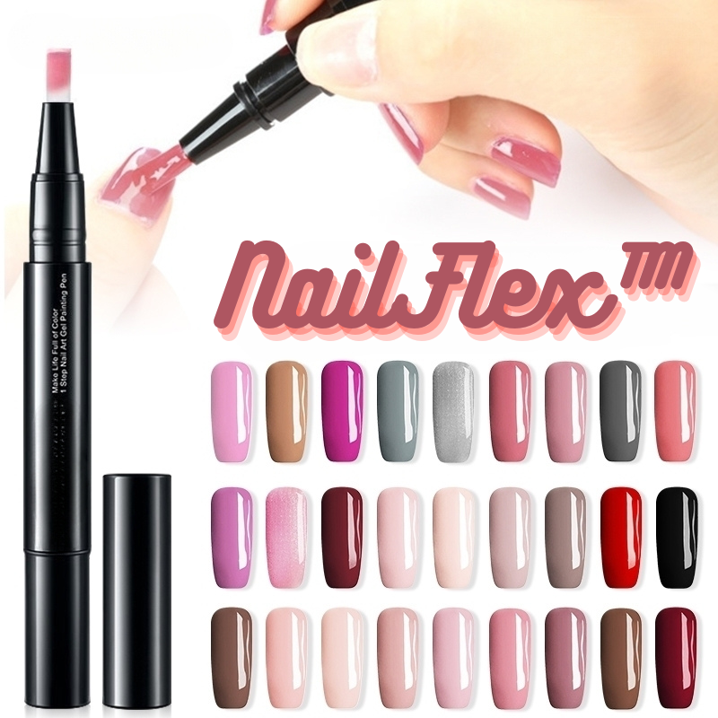 NailFlex™ - Ontwerp met vertrouwen heldere en verbluffende nagels (set van 4)