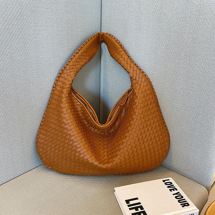 BohoCarry – Trendy Geweven Hobo Tas voor Dames