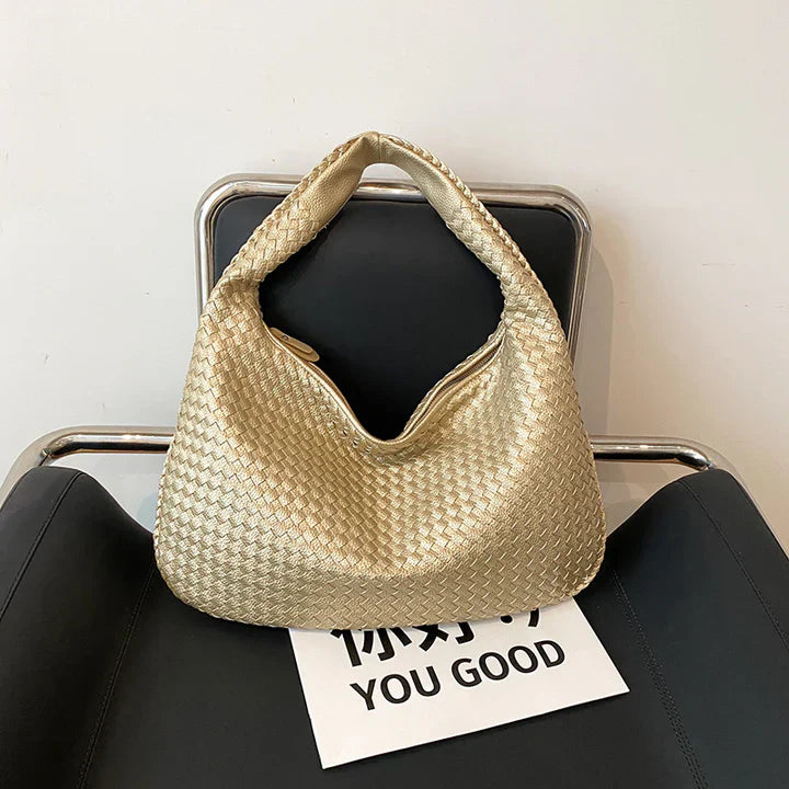 BohoCarry – Trendy Geweven Hobo Tas voor Dames
