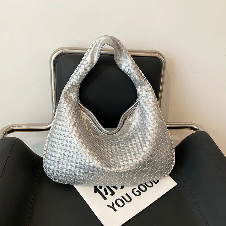 BohoCarry – Trendy Geweven Hobo Tas voor Dames
