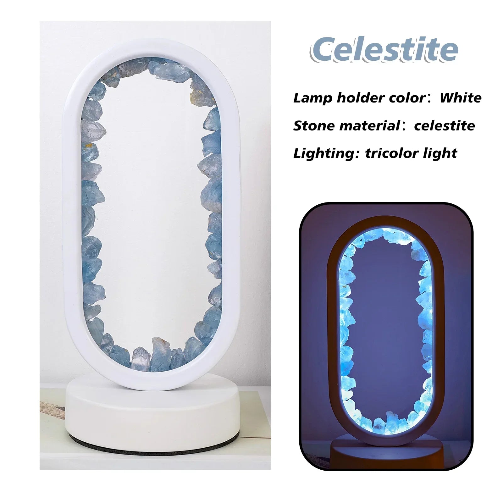 Glowzen | Natuurlijke kalmerende amethist kalmte lamp | 50% KORTING