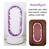 Glowzen | Natuurlijke kalmerende amethist kalmte lamp | 50% KORTING
