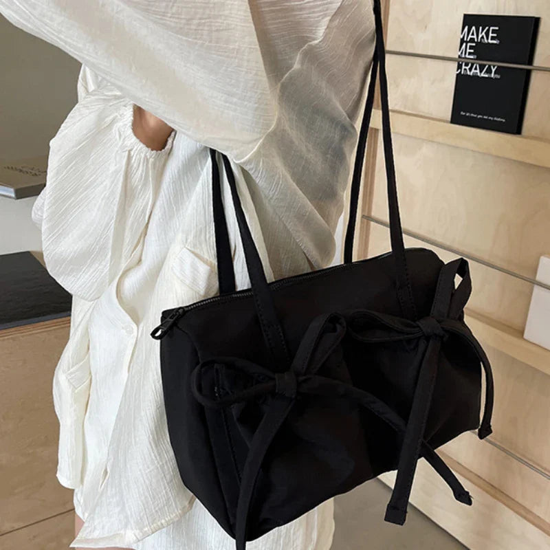 Fina Moda Strik Nylon Schoudertas