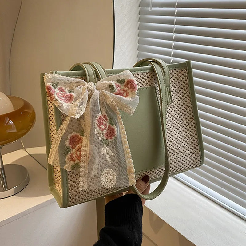 ChicWave Vakantie Gevlochten Handtas
