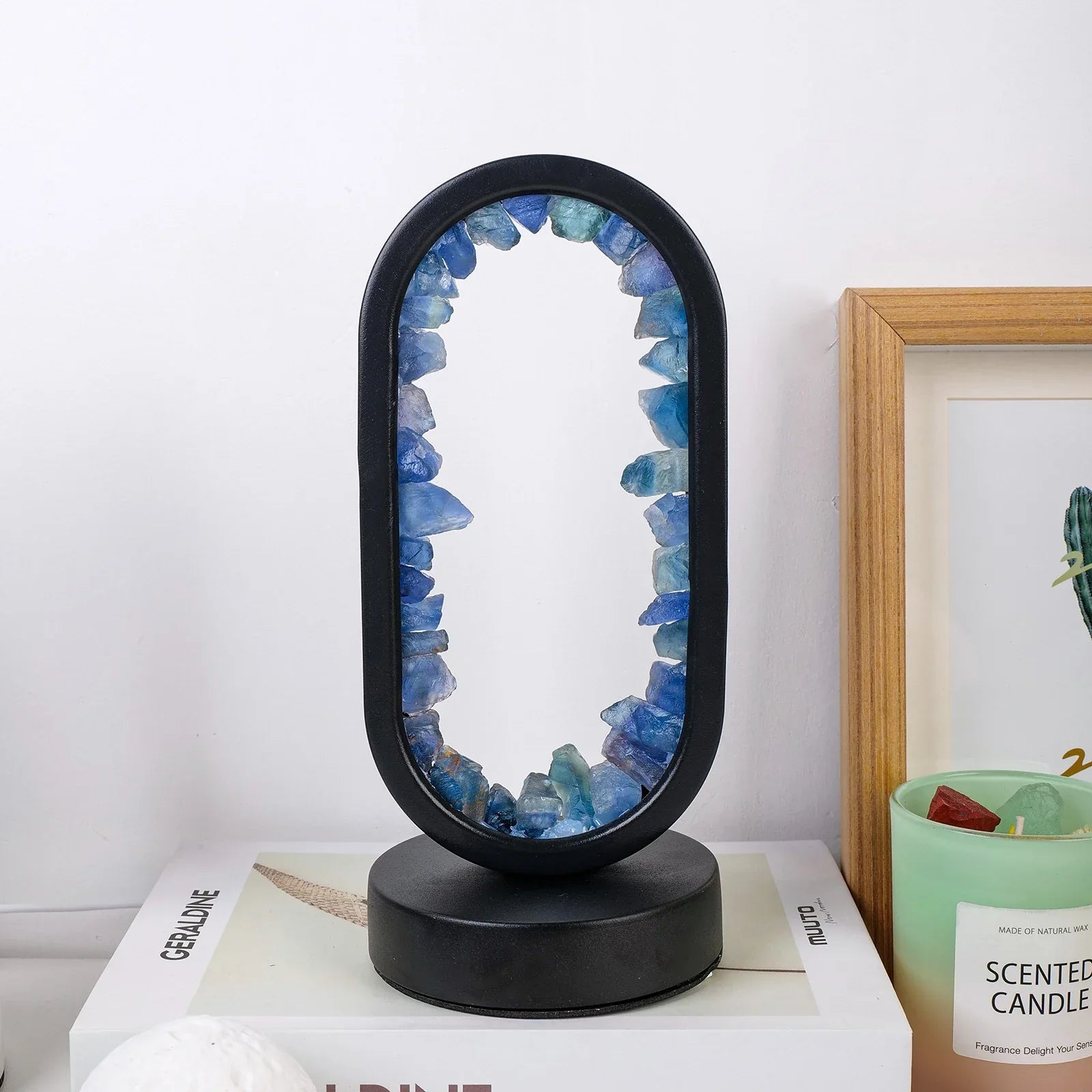 Glowzen | Natuurlijke kalmerende amethist kalmte lamp | 50% KORTING
