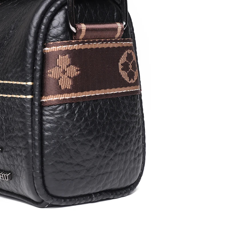 Elegante Leren Schoudertas van Amara