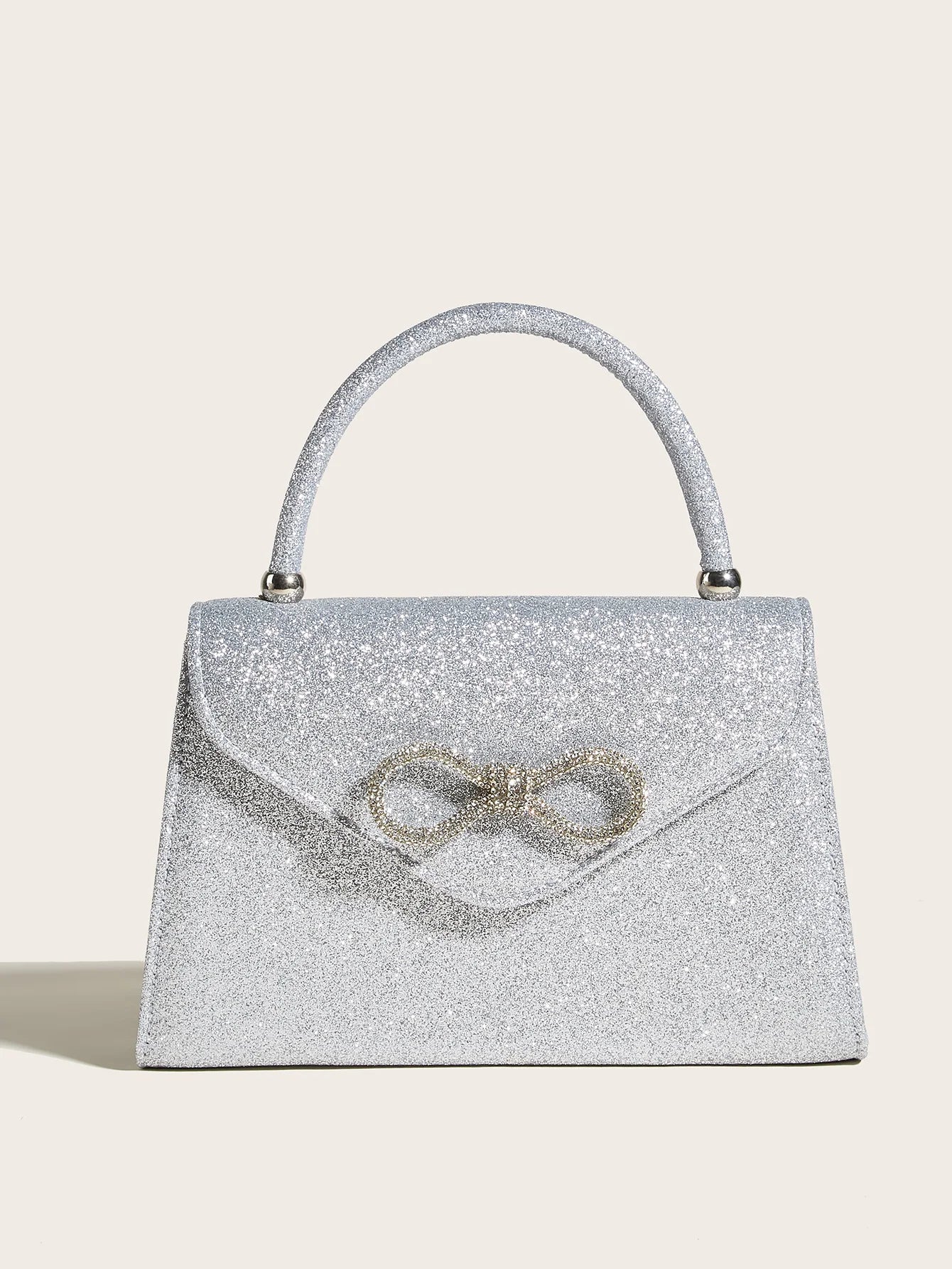 Sophie Gloed Satijn Avondclutch