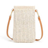 Solis Mode  Zomerse Stro Geweven Clutch