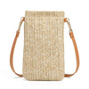 Solis Mode  Zomerse Stro Geweven Clutch