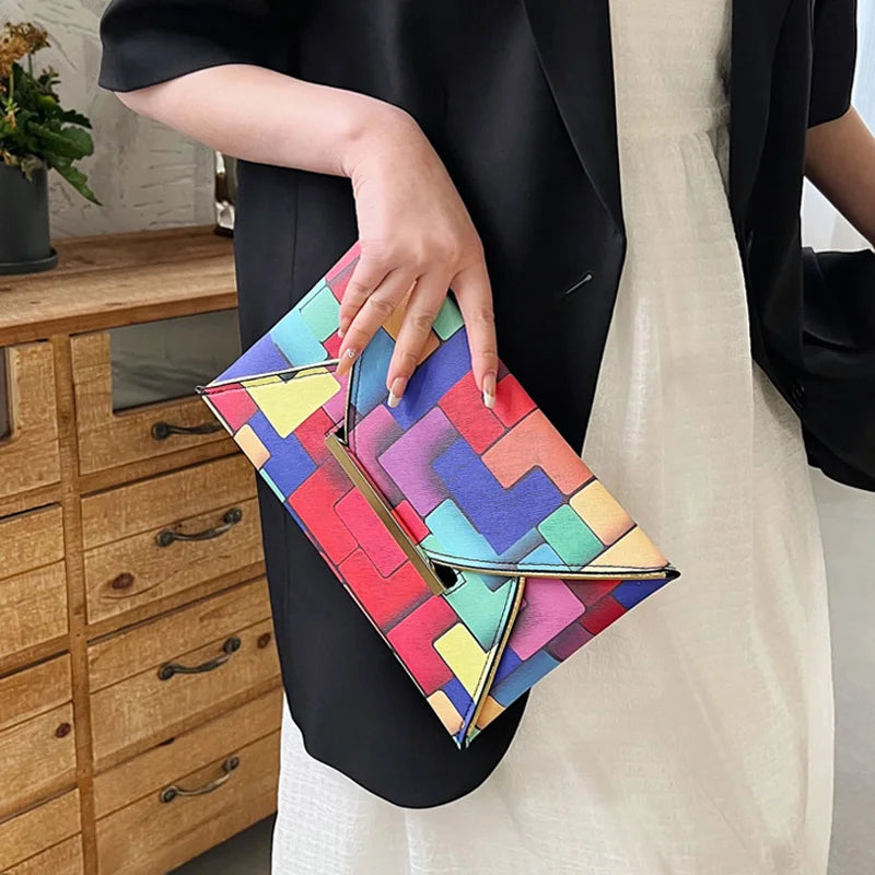 Lumière Regenboog Clutch