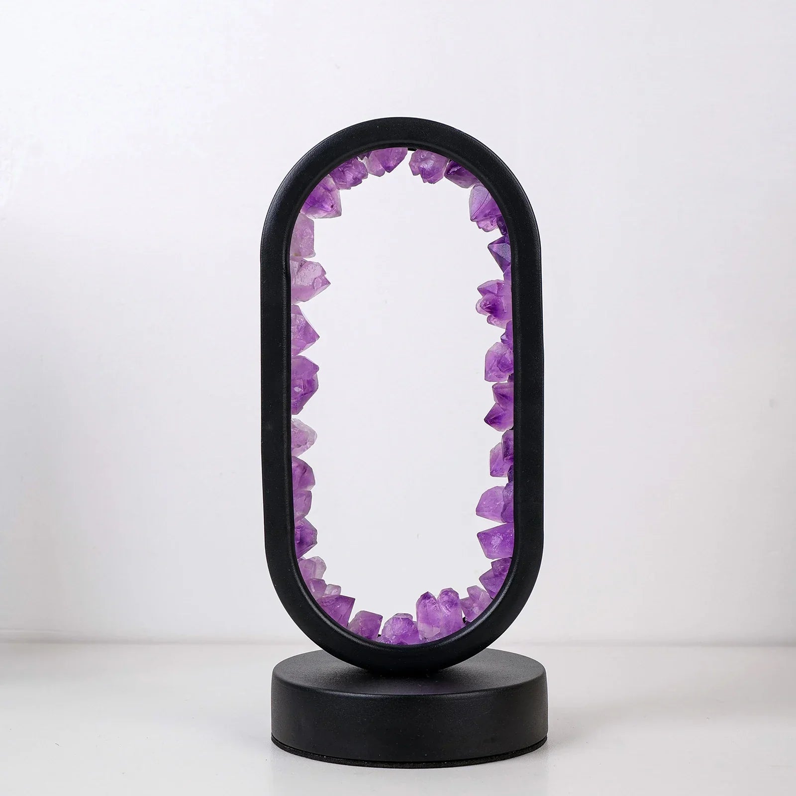 Glowzen | Natuurlijke kalmerende amethist kalmte lamp | 50% KORTING