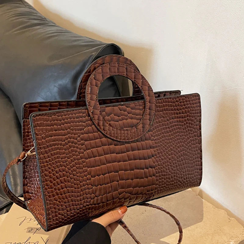 LuxaCroco Luxe Crocodile Handtas