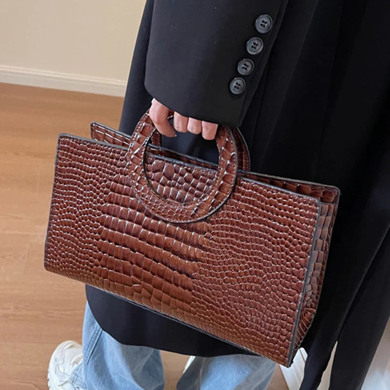 LuxaCroco Luxe Crocodile Handtas