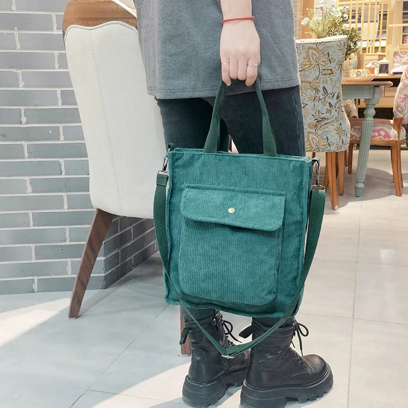 Fiora Design Corduroy Schoudertas