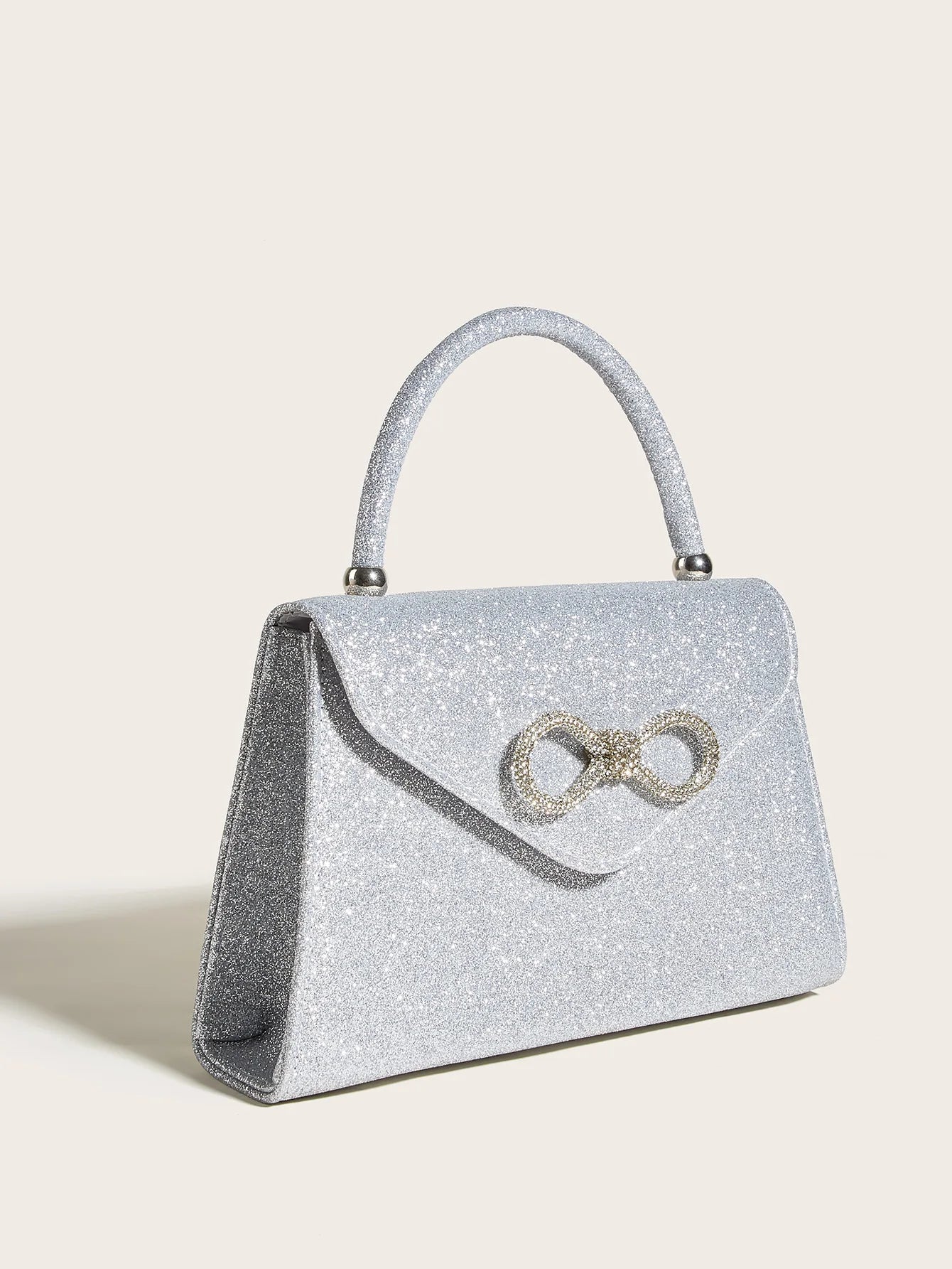 Sophie Gloed Satijn Avondclutch