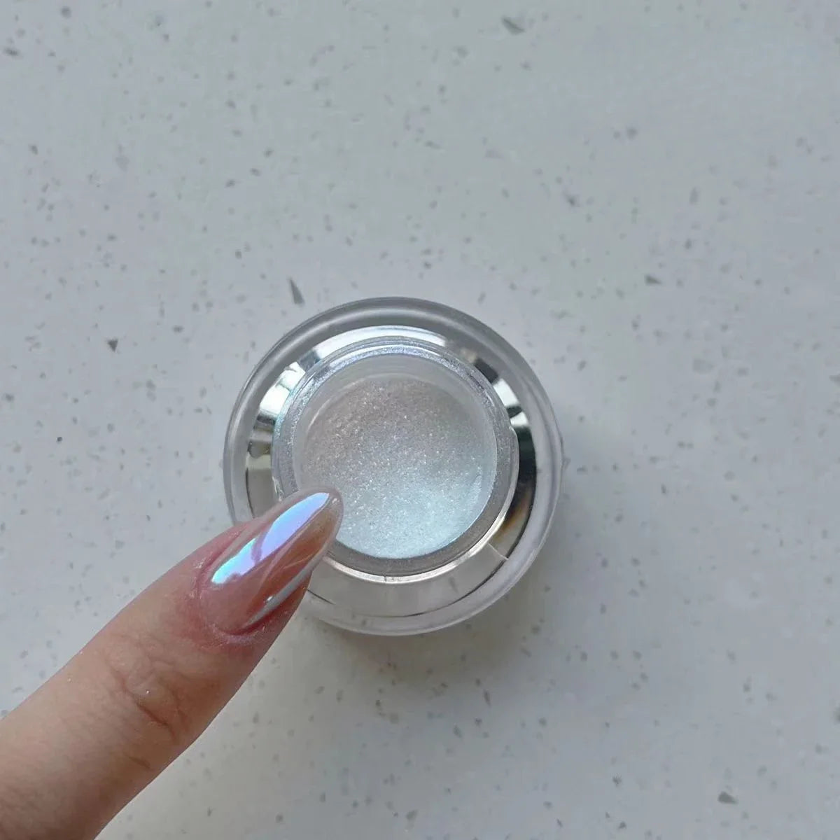 Glamora™ Chrome Poeder – spiegelglans voor elegante nagels