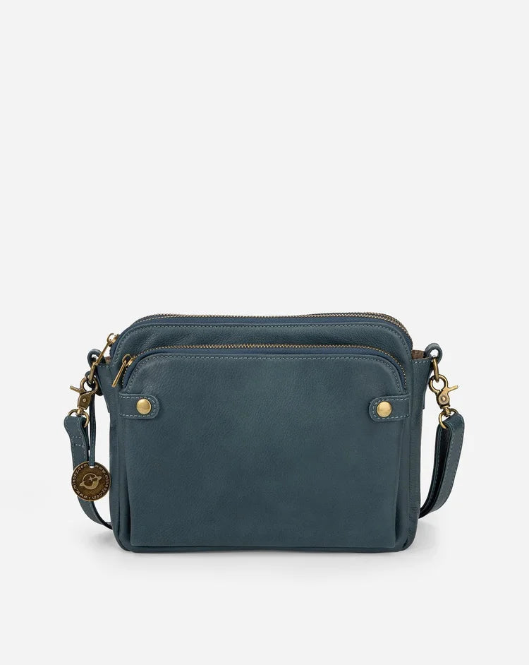 UrbanCraft - Luxe Leren Crossbody Schoudertas voor Stijl en Functionaliteit