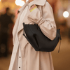 Crossbody Tas van Leder met Dubbelen Handvatten