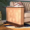 Corner End Table with Cat Scratch Panel
