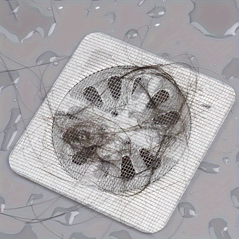 20+10 Gratis | Afvoerfilter-patches – Hygiënische wegwerp-haarvangers met waterdichte lijm