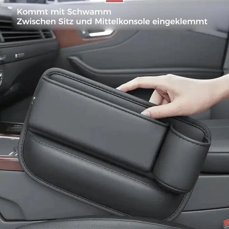 Auto lederen organizer en bekerhouder | 1+1 GRATIS