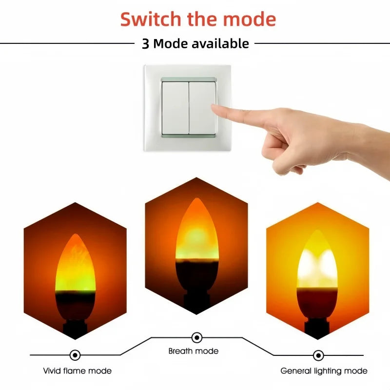 Vuurlamp - Creëer een gezellige sfeer met deze unieke lamp met vlamsimulatie