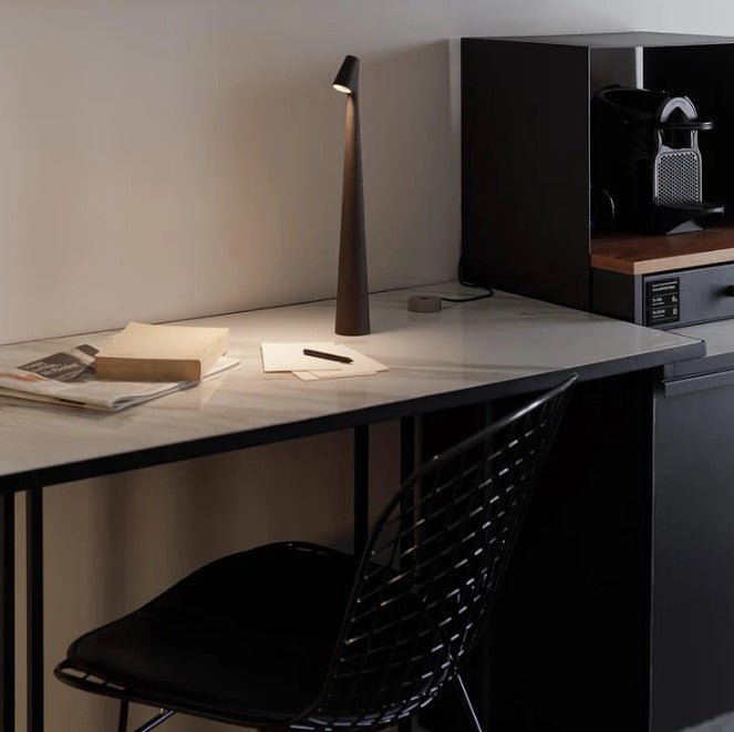 Nora Nordic Design - Minimalistische sfeerlamp | Draadloos | LED | Leeslamp | Dinnerlamp