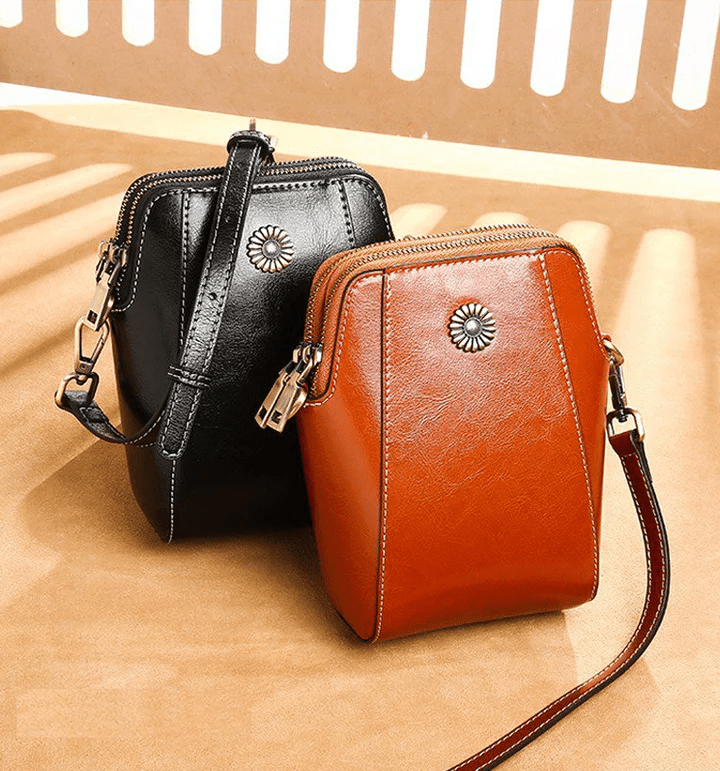 Amélie Retro Crossbody Tas™ | Stijlvolle schoudertas