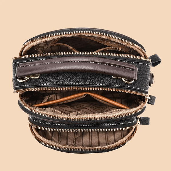 Tijdloze luxe crossbodytas – elegante en veelzijdige leren schoudertas