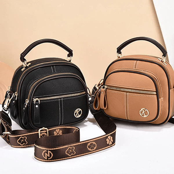 Tijdloze luxe crossbodytas – elegante en veelzijdige leren schoudertas