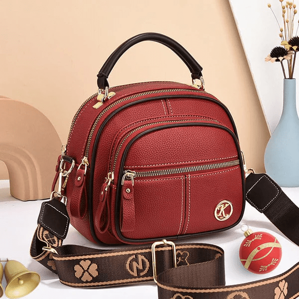 Tijdloze luxe crossbodytas – elegante en veelzijdige leren schoudertas