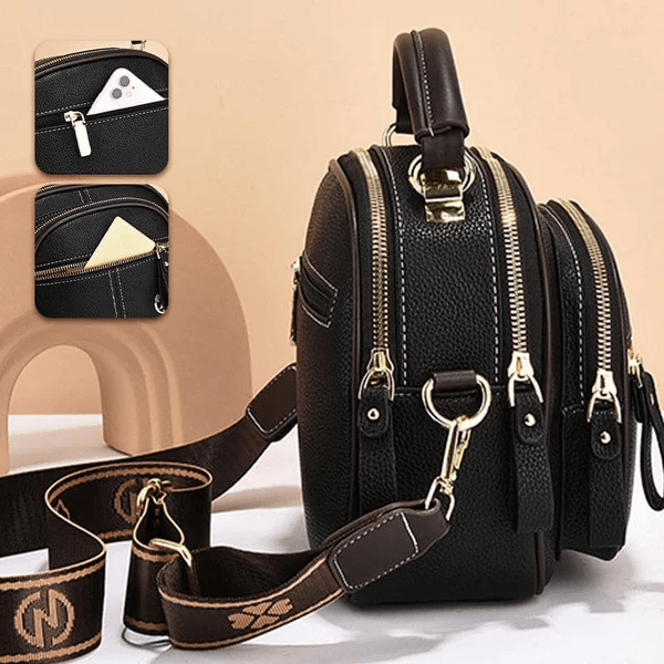 Tijdloze luxe crossbodytas – elegante en veelzijdige leren schoudertas