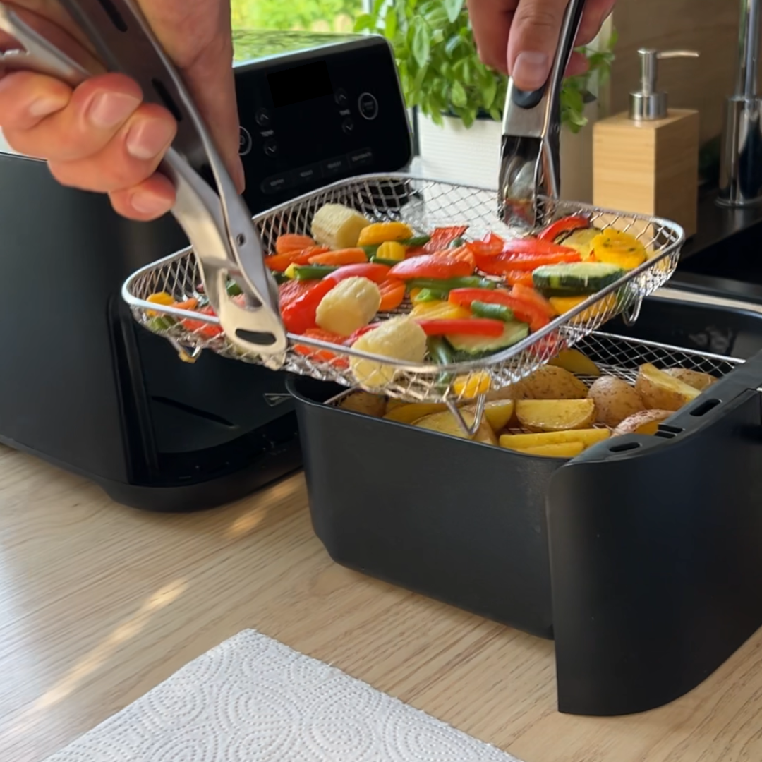 Layera- roestvrij stalen Air Fryer rek | 1+2 GRATIS