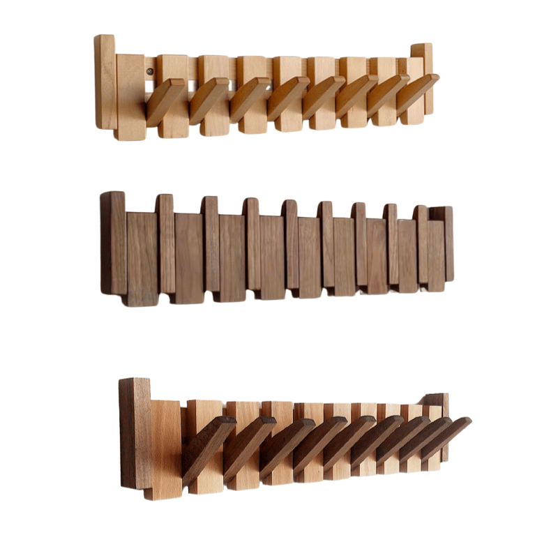 Houten piano kapstok
